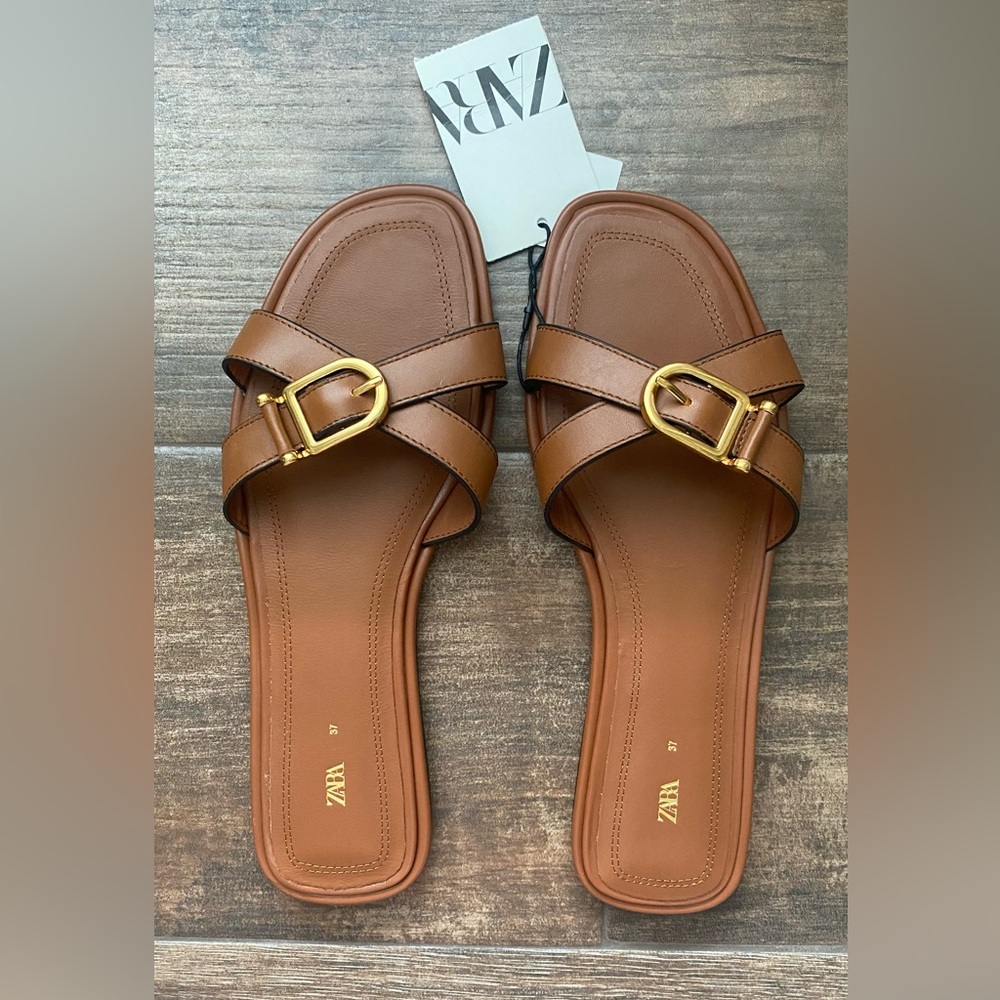 Zara Brown Sandals